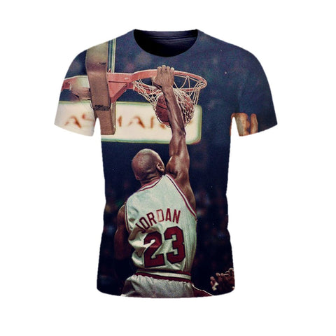 3D Michael Jordan T-shirt